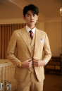 VEST CARO VÀNG 01
