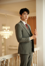 VEST SỌC XÁM ĐẬM TO