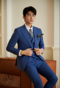 VEST SỌC XANH DƯƠNG