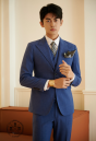 VEST SỌC XANH DƯƠNG