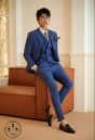 VEST SỌC XANH DƯƠNG