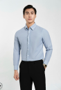 SƠ MI CHẤM BI XANH 