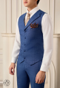 VEST CARO XANH DƯƠNG