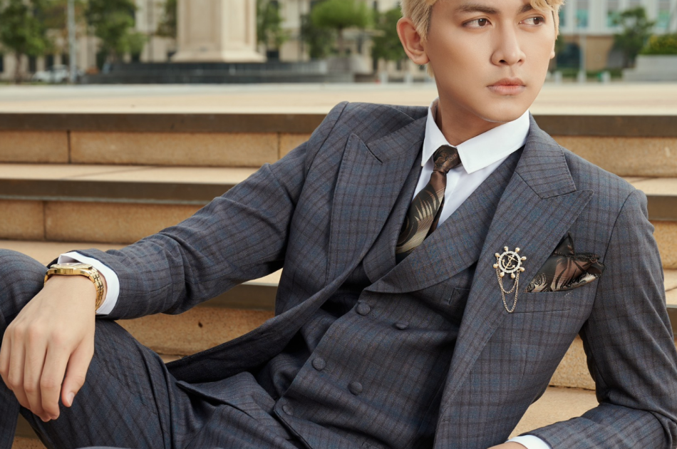 VEST KẺ XÁM 1735