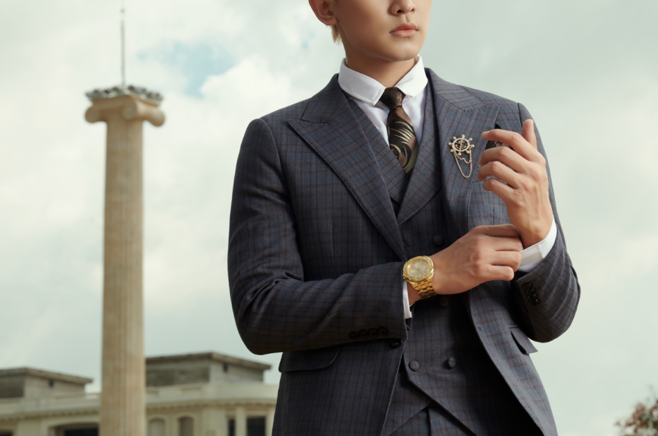 VEST KẺ XÁM 1735