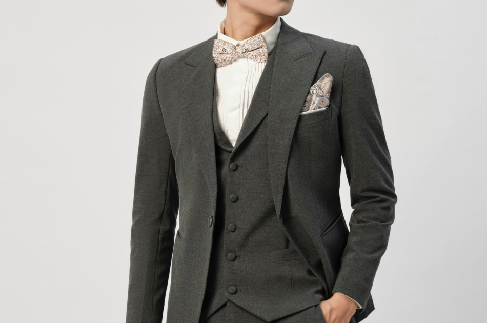 VEST SỌC XÁM ĐẬM TO