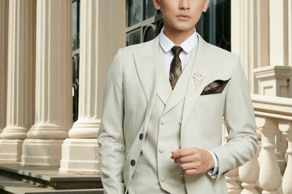 VEST GHI NHẠT 