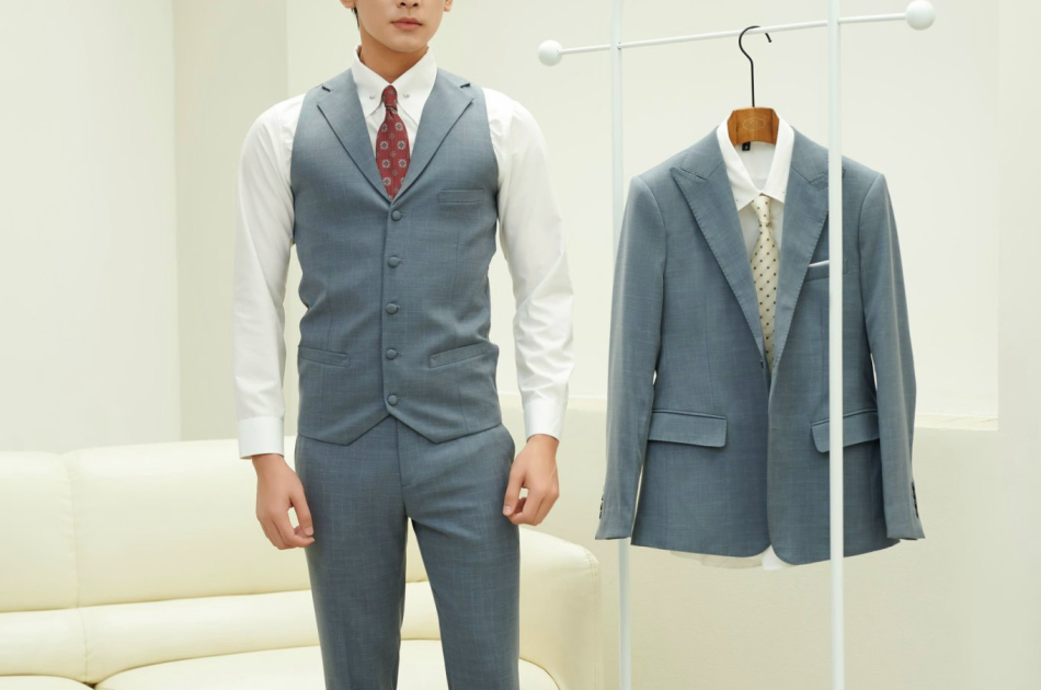 VEST PHẨY XÁM
