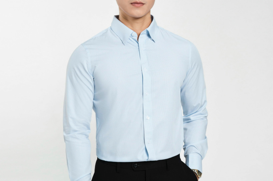 SƠ MI XANH NHẠT