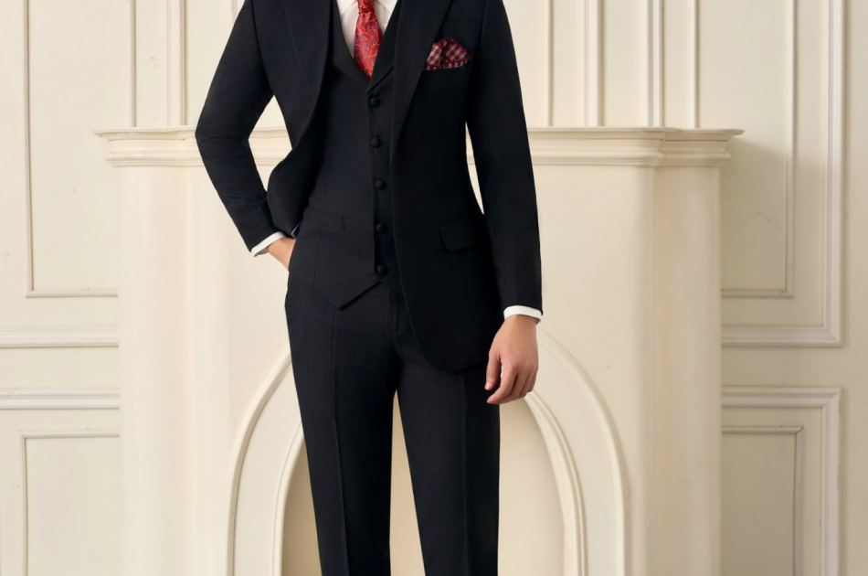 VEST CARO ĐEN 04
