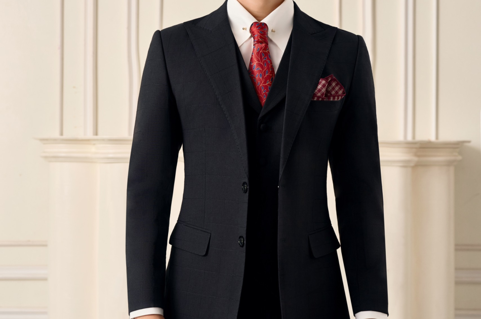 VEST CARO ĐEN 04