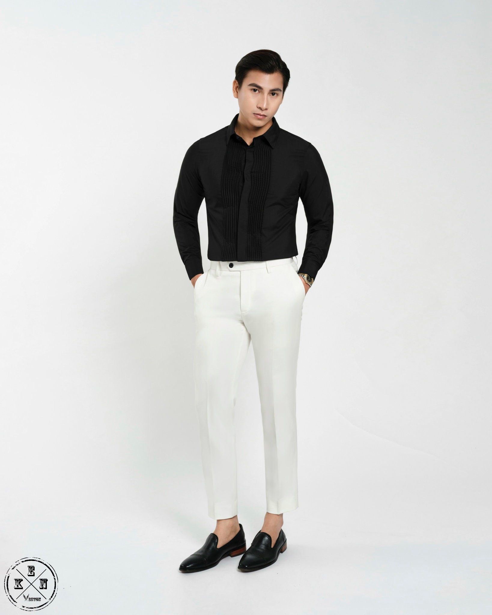 Mẹo chọn áo sơ mi chuẩn dáng cho nam Cách chọn áo sơ mi phù hợp với vóc dáng