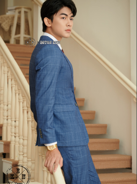 VEST CARO XANH DƯƠNG 02
