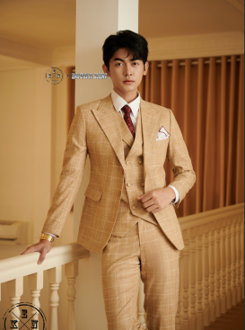 VEST CARO VÀNG 01