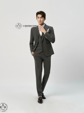VEST SỌC XÁM ĐẬM TO