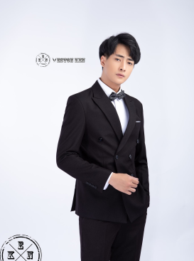 VEST  ĐEN 6 NÚT