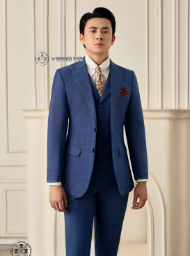 VEST CARO XANH DƯƠNG