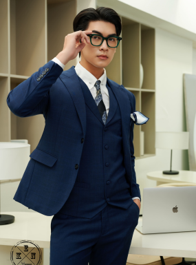 VEST CARO XANH ĐẬM 920