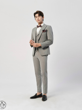 VEST SỌC XÁM TO